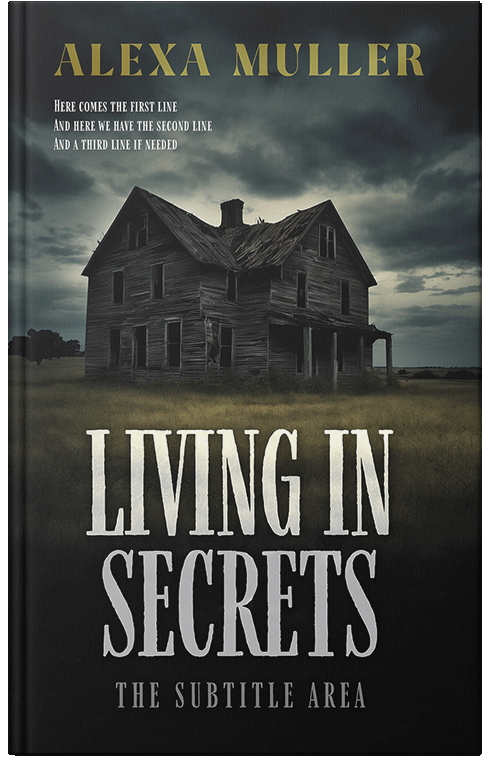 Front view of Outer Space #15043 - Premade Mystery & Thriller & Suspense Book Cover