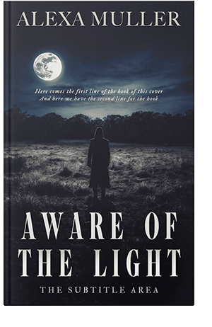 Pre Made Book Cover Ebony Clay