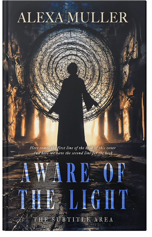 Front view of Sorrell Brown #15060 - Premade Literary Fiction Book Cover