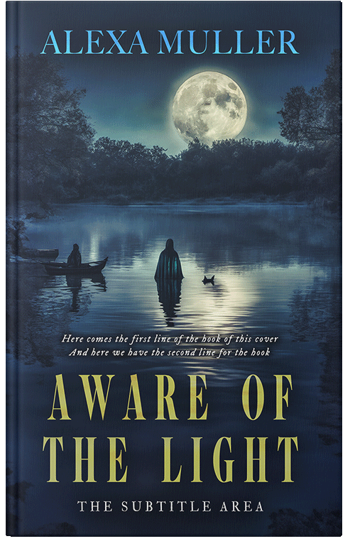 Front view of Cloud Burst #15063 - Premade Horror Book Cover