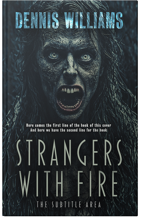 Front view of Bunker #15072 - Premade Abstract Book Cover