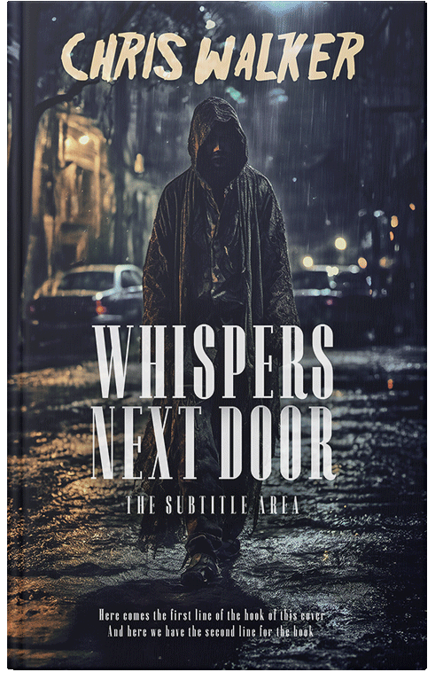 Front view of Charade #15079 - Premade Horror Book Cover