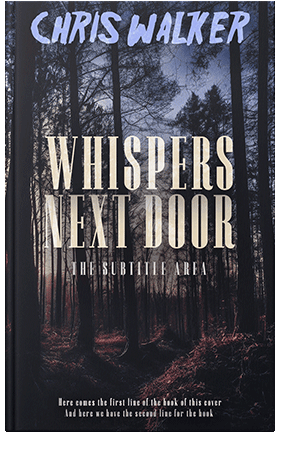 Pre Made Book Cover Steel Gray