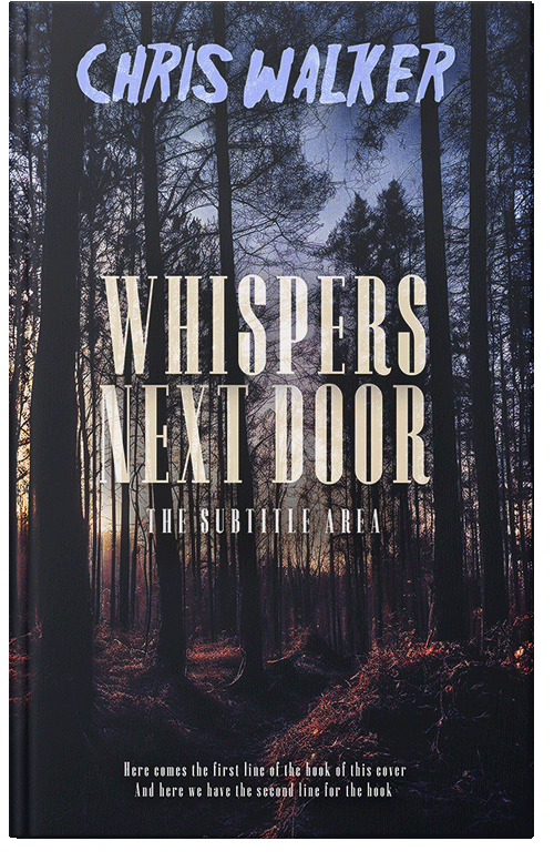 Front view of Premade Mystery & Thriller & Suspense Book Cover - Steel Gray