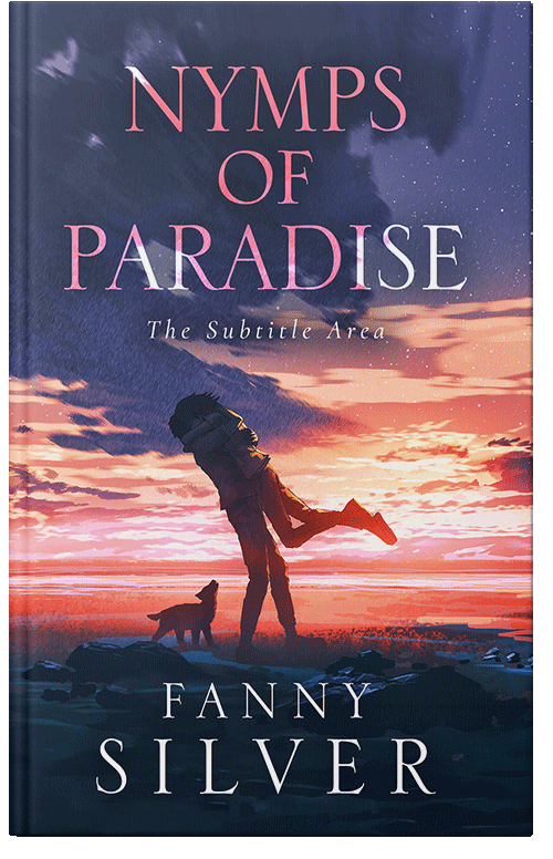 Front view of Premade Romance Book Cover - Sea Pink