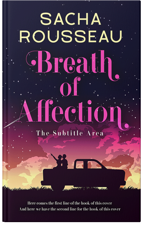 Front view of Premade Romance Book Cover - Charm