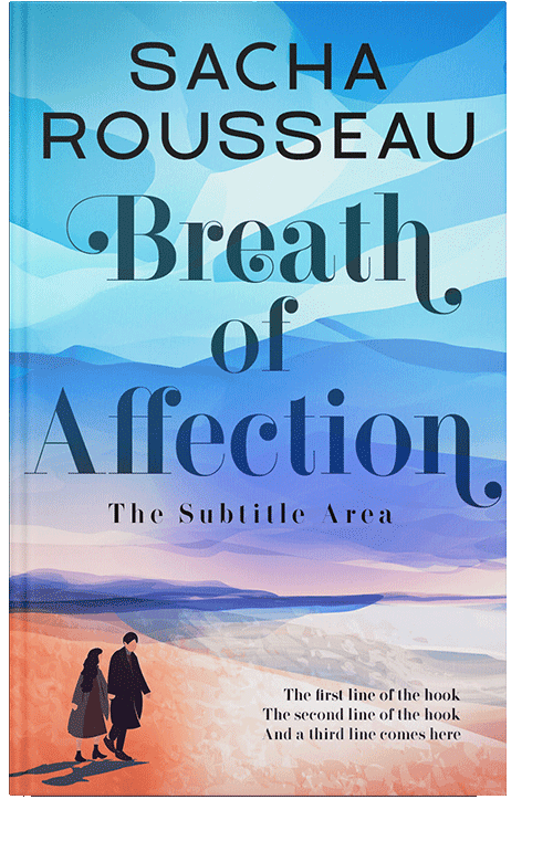 Front view of Spindle #15133 - Premade Romance Book Cover