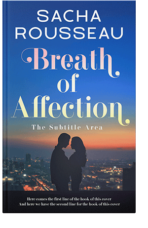 Pre Made Book Cover Fun Blue