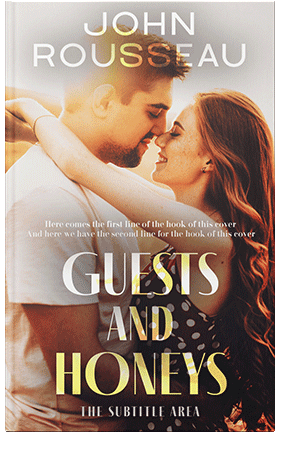 Pre Made Book Cover Stark White