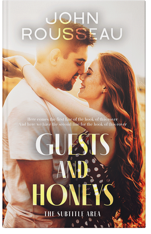 Front view of Stark White #15142 - Premade Romance Book Cover