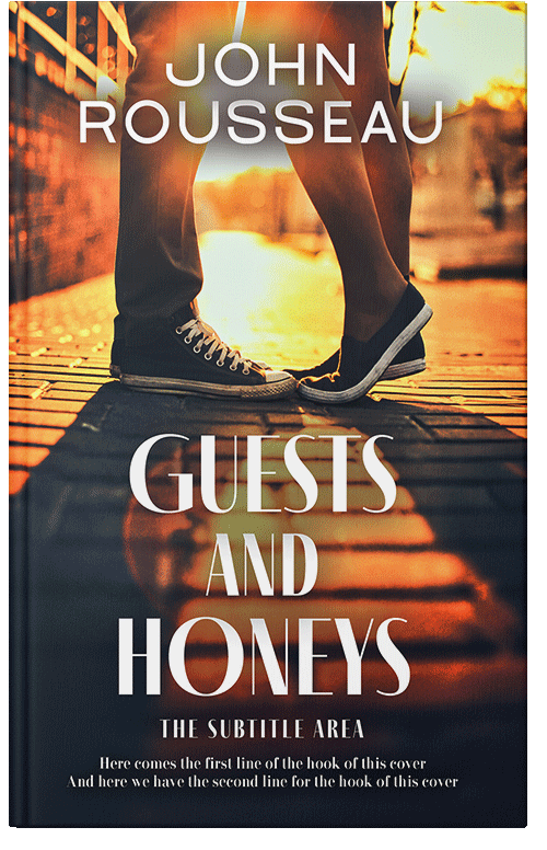 Front view of Porsche #15146 - Premade Romance Book Cover