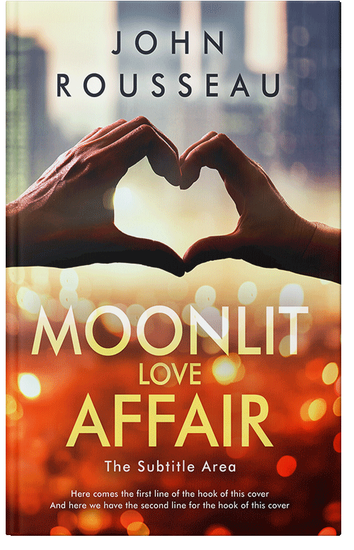 Front view of Jon #15147 - Premade Romance Book Cover