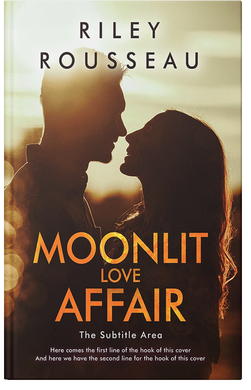 Front view of Premade Romance Book Cover - Hampton