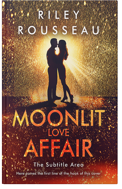 Front view of Porsche #15151 - Premade Romance Book Cover