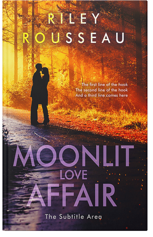 Front view of Bleached Cedar #15152 - Premade Romance Book Cover