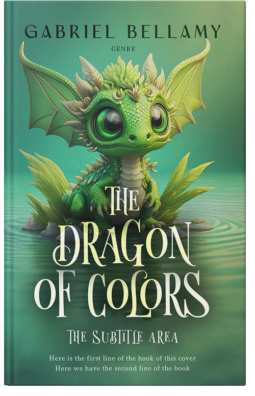 Front view of Premade Fantasy Book Cover - Spring Leaves