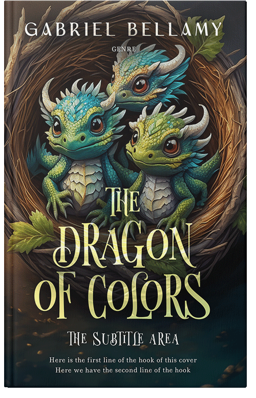 Front view of Heavy Metal #15161 - Premade Fantasy Book Cover