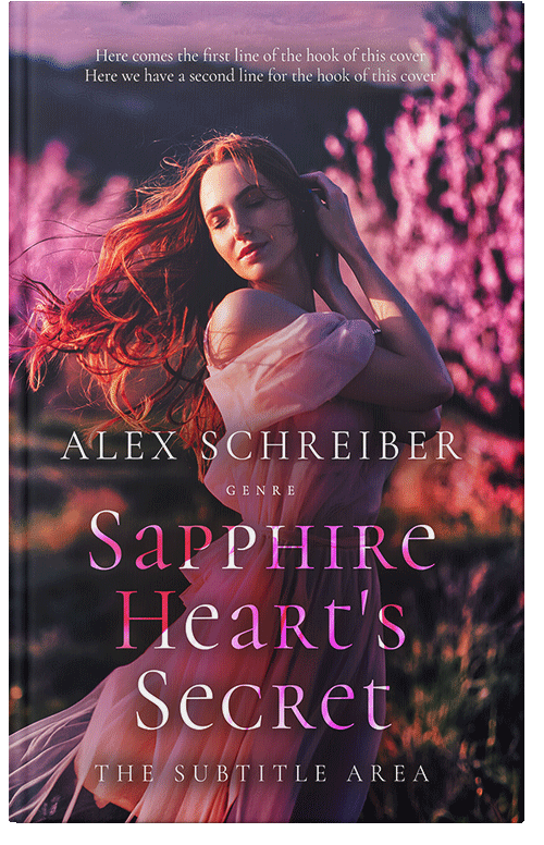 Front view of Thunder #15175 - Premade Romance Book Cover