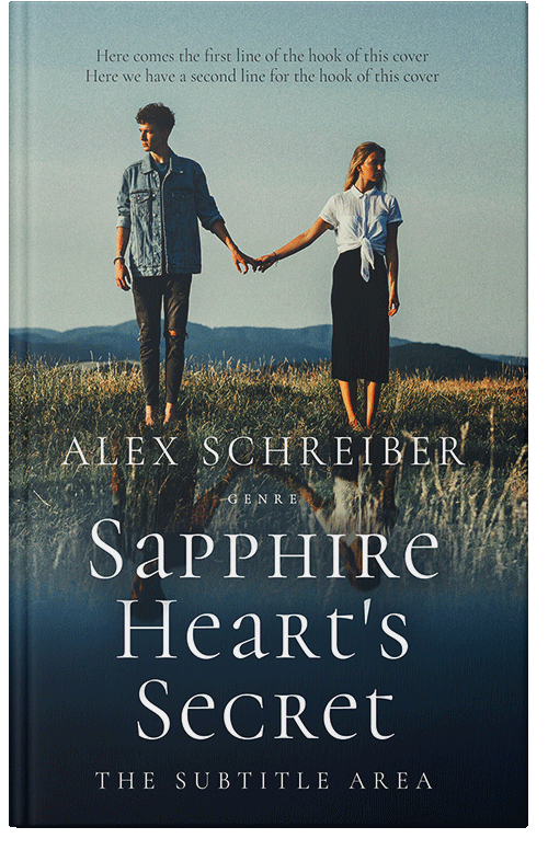 Front view of Green Spring #15178 - Premade Romance Book Cover