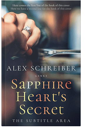 Pre Made Book Cover Ebony Clay