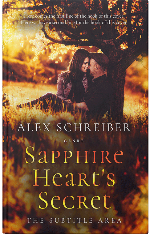 Front view of Premade Romance Book Cover - Cork