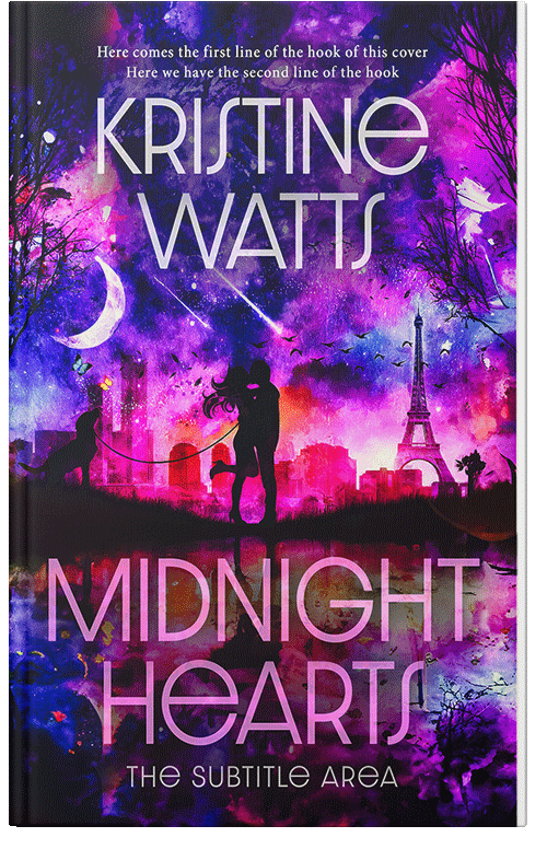 Front view of Premade Romance Book Cover - Orchid