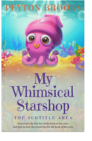 Pre Made Book Cover Swirl