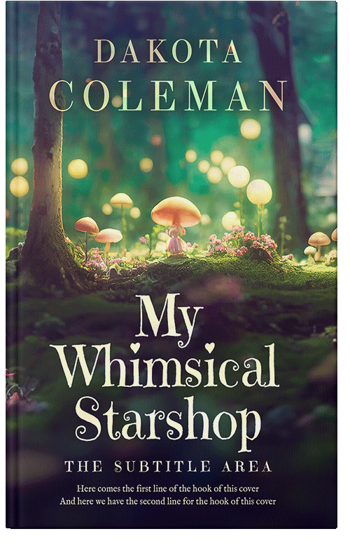 Front view of Premade Fantasy Book Cover - Outer Space