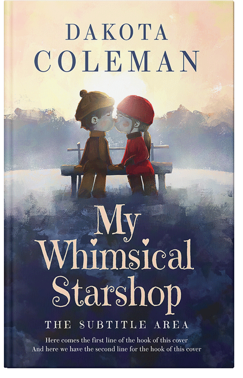 Front view of Albescent White #15204 - Premade Romance Book Cover