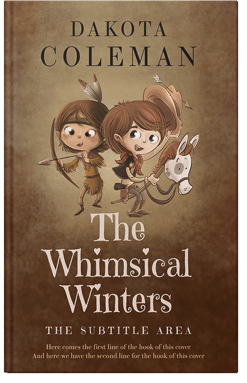 Front view of Old Copper #15207 - Premade Western Book Cover