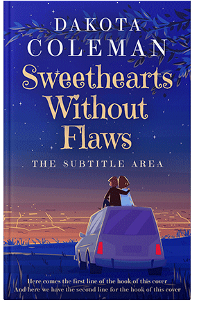 Pre Made Book Cover Jacksons Purple