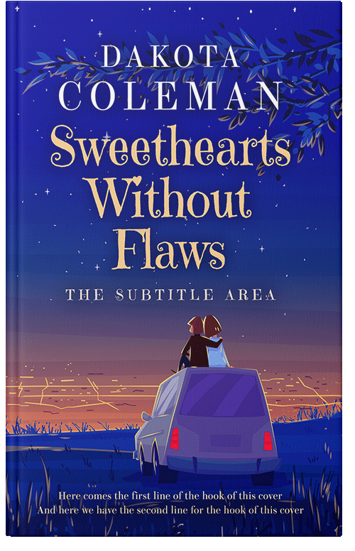 Front view of Jacksons Purple #15225 - Premade Romance Book Cover