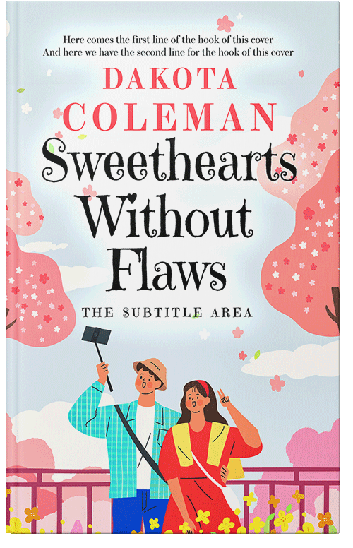 Front view of Soft Peach #15229 - Premade Travel Book Cover