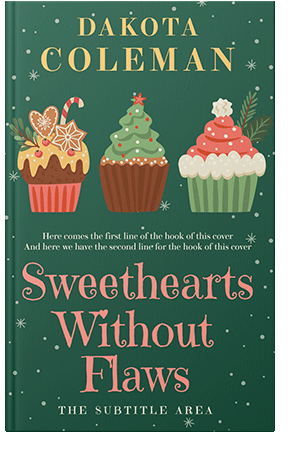 Pre Made Book Cover Green Pea