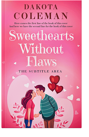 Pre Made Book Cover Tickle Me Pink