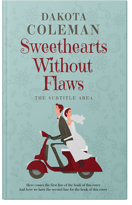 Front view of Opal #15235 - Premade Romance Book Cover