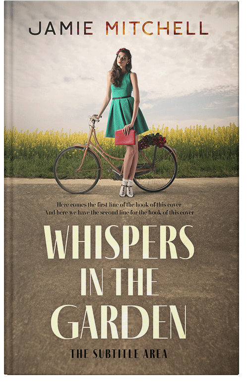 Front view of Domino #15239 - Premade Literary Fiction Book Cover