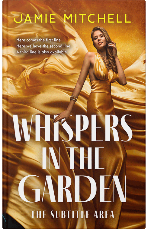 Front view of Premade Chick Lit Book Cover - Korma