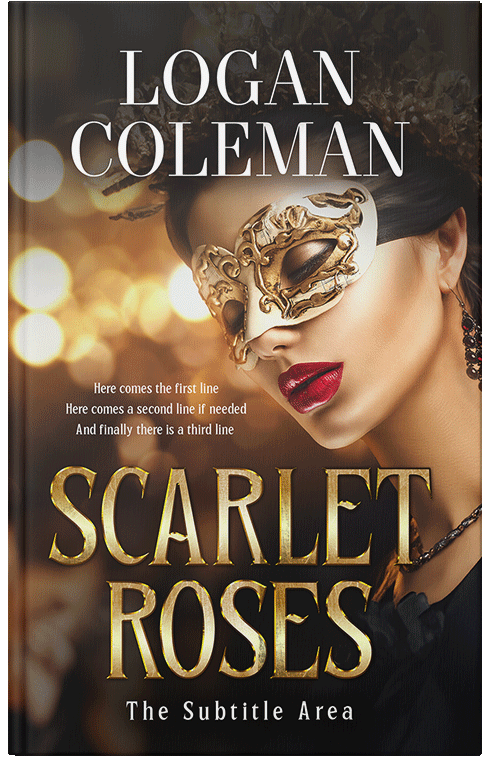 Front view of Premade Romance Book Cover - Brandy