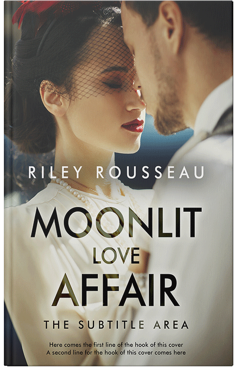 Front view of Premade Romance Book Cover - Coral Reef