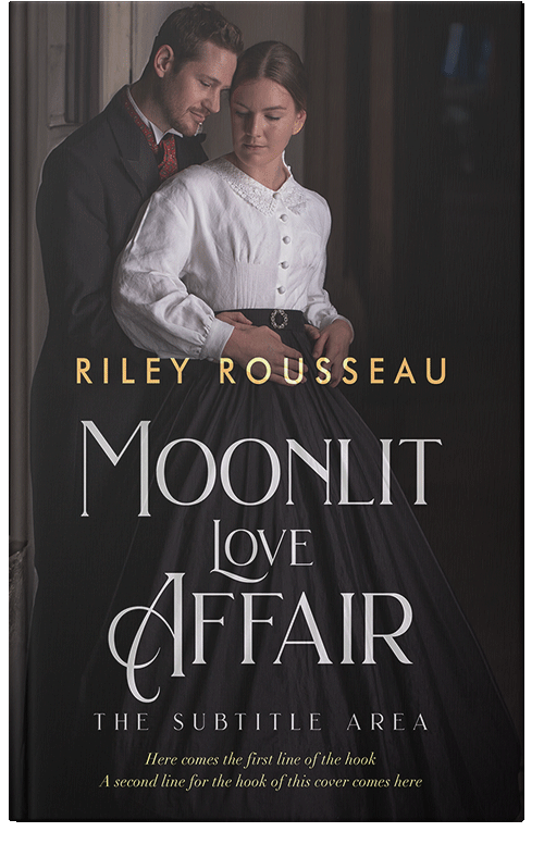 Front view of Cod Gray #15261 - Premade Romance Book Cover