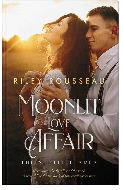 Front view of Cedar #15262 - Premade Romance Book Cover