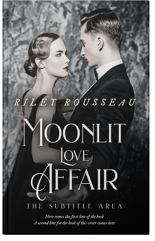 Front view of Premade Romance Book Cover - Cloud