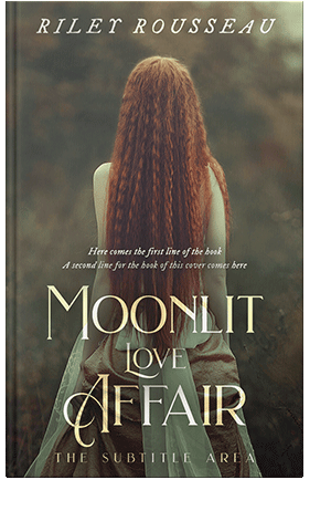 Pre Made Book Cover Taupe