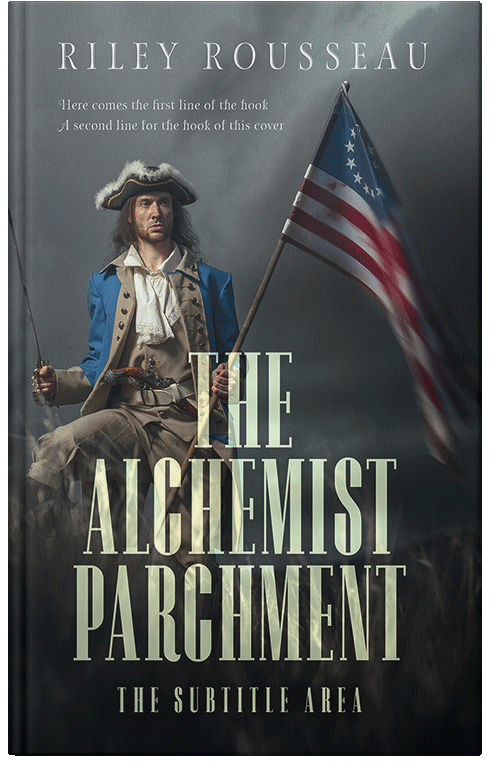 Front view of Outer Space #15275 - Premade Historical Book Cover