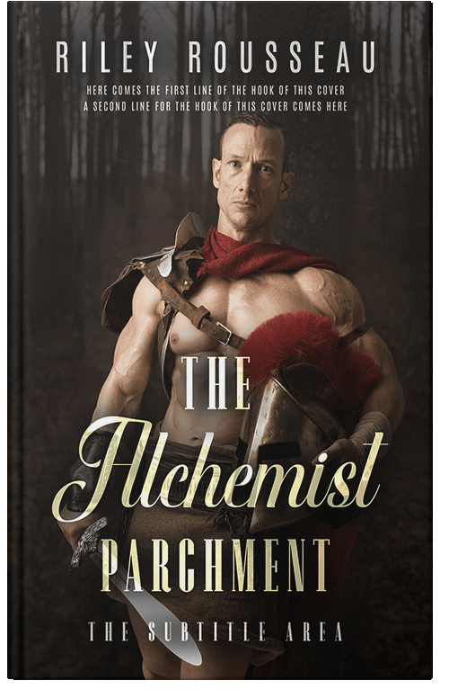 Front view of Premade Historical Book Cover - Oil