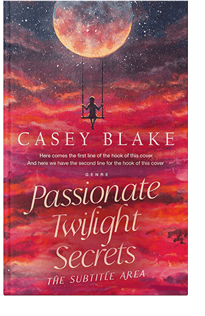 Pre Made Book Cover Brick Red