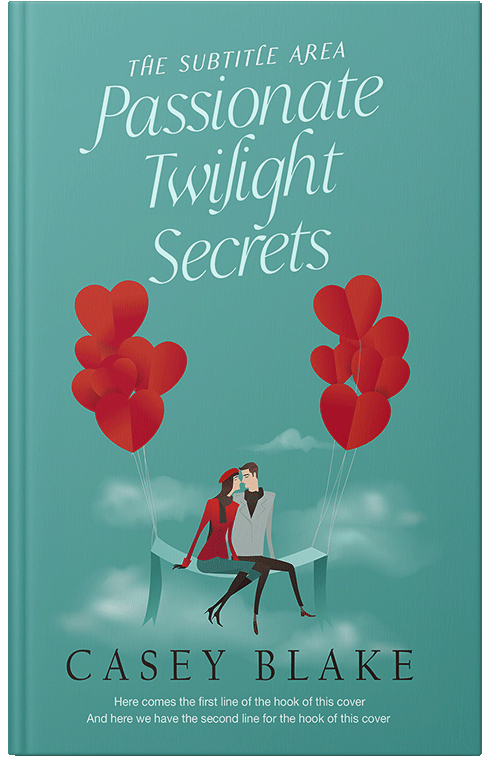 Front view of Premade Romance Book Cover - Tradewind