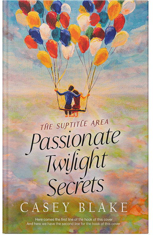 Front view of Soft Amber #15292 - Premade Romance Book Cover