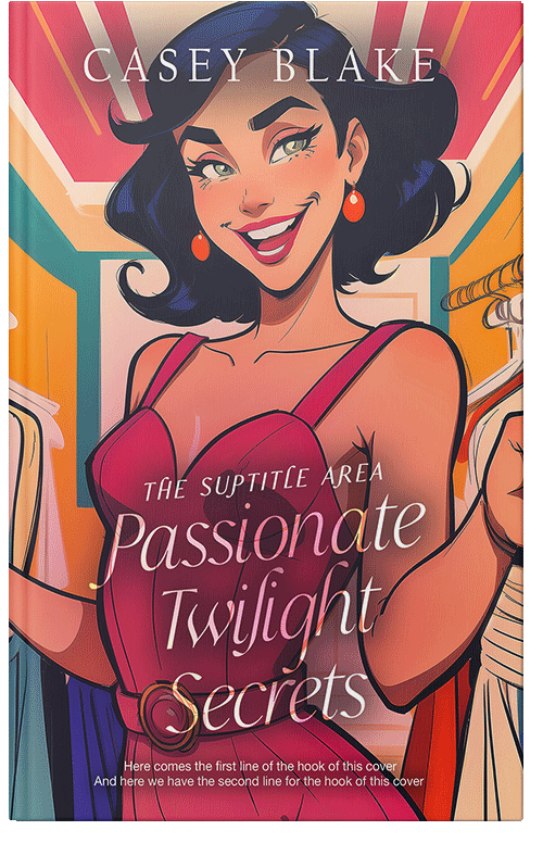 Front view of Premade Literary Fiction Book Cover - Chestnut